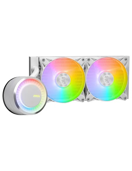 MSI MAG Coreliquid E240 WHITE Placa base, Procesador Kit de refrigeración líquida 12 cm Blanco