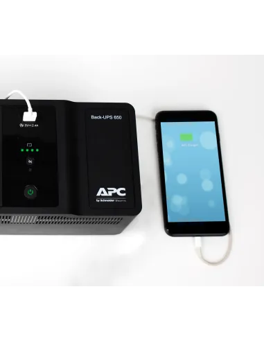 APC Back-UPS 650VA 230V 1 USB charging port - (Offline-) USV sistema de alimentación ininterrumpida (UPS) En espera (Fuera de