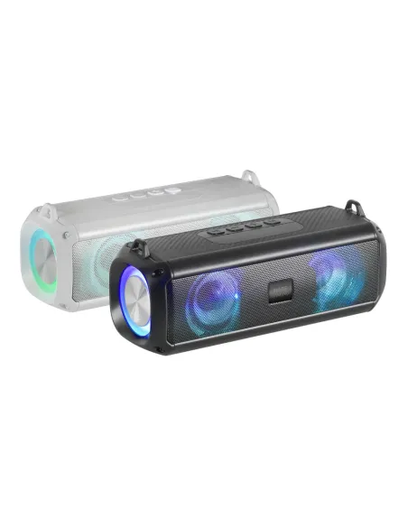 Mars Gaming MSB-XT, Altavoz Portátil + Barra de Sonido 2en1, Iluminación RGB Dinámica, Sistema de Sonido 4 Drivers 20W, Altavoz