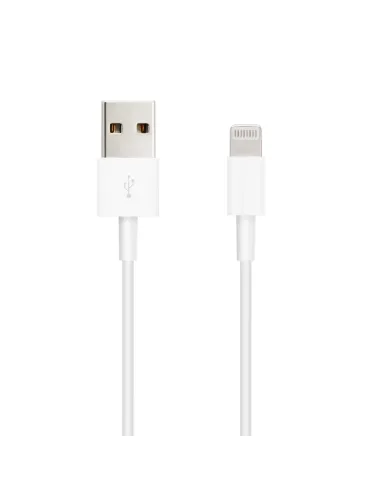 Nanocable Cable Lightning a USB-A, Lightning M -USB A M, Blanco, 50 cm