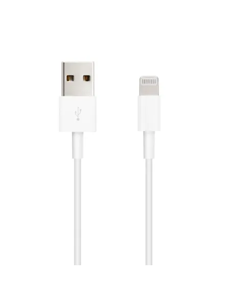 Nanocable Cable Lightning a USB-A, Lightning M -USB A M, Blanco, 50 cm