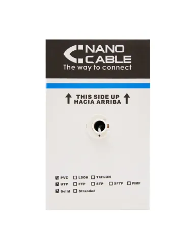 Nanocable CABLE RED RJ45 CAT.6 FTP RIGIDO AWG24, 305 M