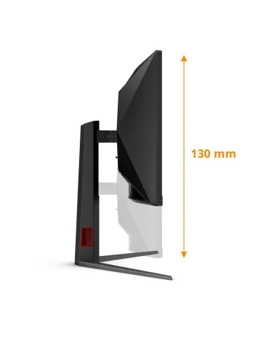 AOC G4 CU34G4 pantalla para PC 86,4 cm (34") 3440 x 1440 Pixeles Wide Quad HD LED Negro, Rojo