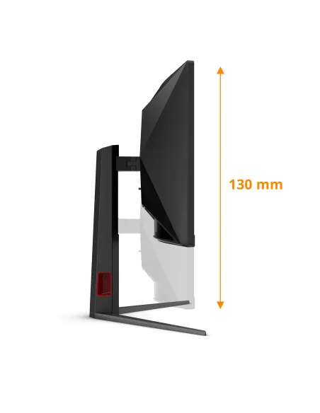 AOC G4 CU34G4 pantalla para PC 86,4 cm (34") 3440 x 1440 Pixeles Wide Quad HD LED Negro, Rojo