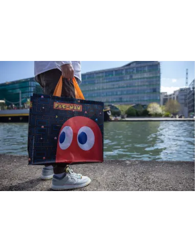 Konix KX PACMAN SHOPPING BAG MAZE Negro Bolso grande