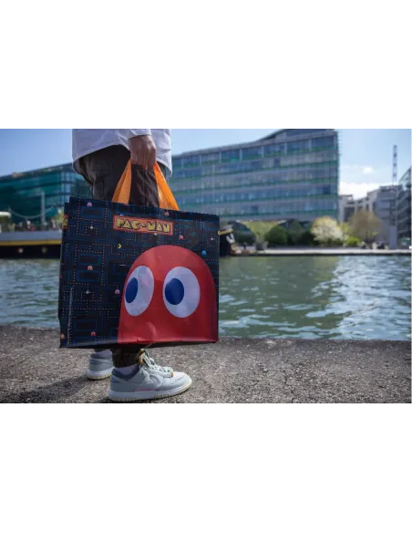 Konix KX PACMAN SHOPPING BAG MAZE Negro Bolso grande