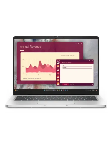 DELL Pro 14 PC14250 Intel Core Ultra 5 235U Portátil 35,6 cm (14") Full HD+ 16 GB DDR5-SDRAM 512 GB SSD Wi-Fi 6E (802.11ax)