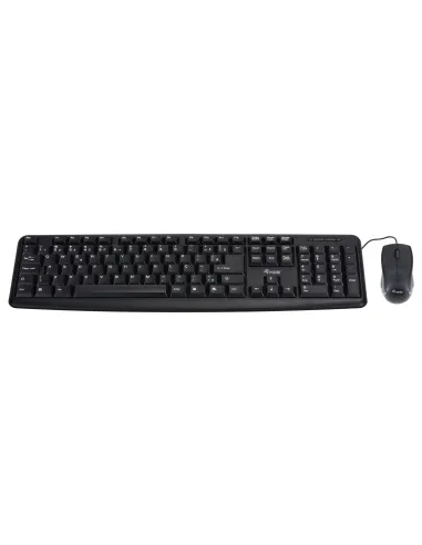 Equip 245201 teclado Ratón incluido Oficina USB QWERTY Español Negro