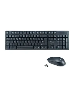 Equip 245221 teclado Ratón incluido Oficina RF inalámbrico QWERTY Español Negro