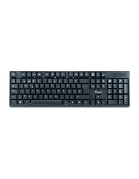 Equip 245221 teclado Ratón incluido Oficina RF inalámbrico QWERTY Español Negro