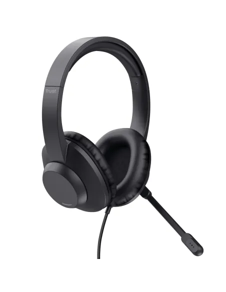 Trust Ayda Max Auriculares Alámbrico Diadema Oficina Centro de llamadas Negro