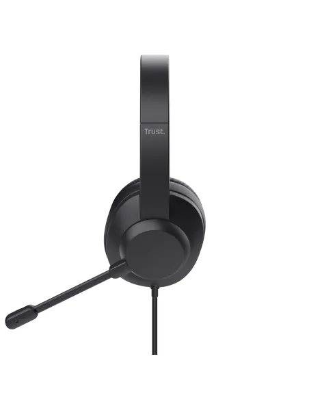 Trust Ayda Max Auriculares Alámbrico Diadema Oficina Centro de llamadas Negro