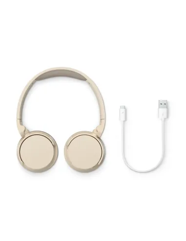 Philips TAH3209BG 00 auricular y casco Auriculares Inalámbrico Diadema Llamadas Música Bluetooth Beige