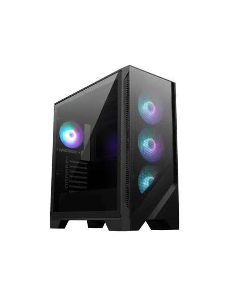 MSI MAG Forge 320R AIRFLOW Micro Torre Negro, Transparente