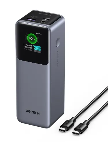 Ugreen 25000mAh 200W Fast Charging Powerbank Gris