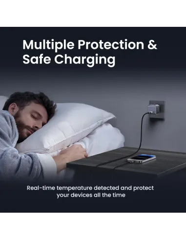 Ugreen Nexode S 30W USB-C GaN Fast Charger EU gray Teléfono móvil, Batería portátil, Teléfono Gris Corriente alterna Interior