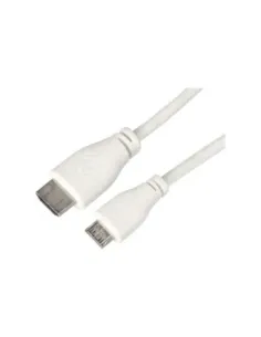 Cable oficial raspberry micro hdmi a hdmi 1m color blanco