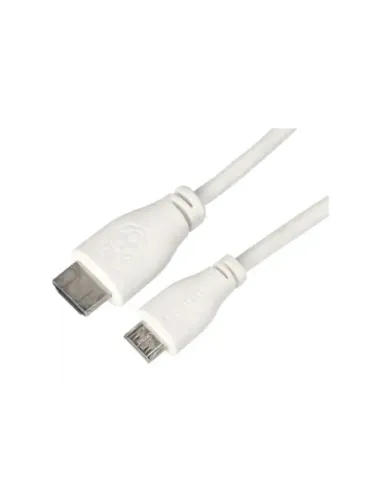 Cable oficial raspberry micro hdmi a hdmi 1m color blanco