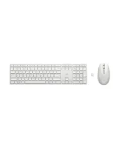 Teclado + raton hp inalámbricos 650 -  blanco