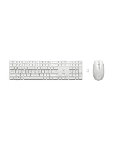 Teclado + raton hp inalámbricos 650 -  blanco