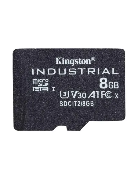 Tarjeta memoria sdhc 8gb kingston industrial uhs - i cl10