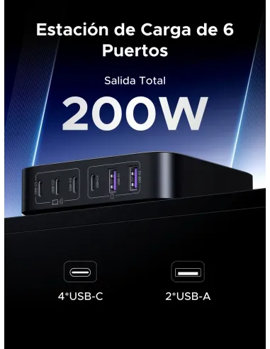 Ugreen Nexode Universal Negro, Gris Corriente alterna Carga rápida Interior