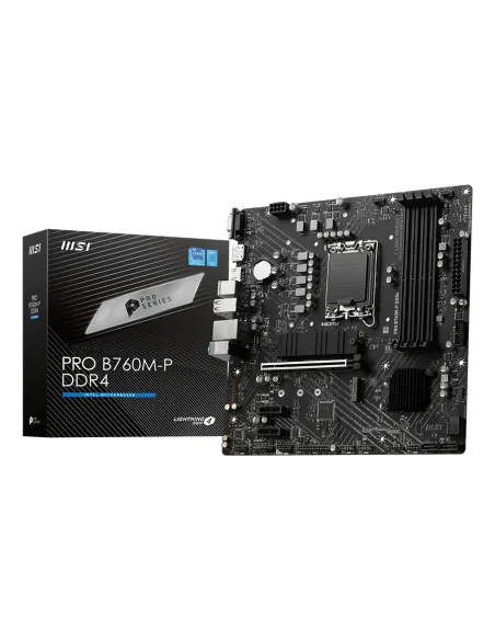 MSI PRO B760M-P DDR4 placa base Intel B760 LGA 1700 micro ATX