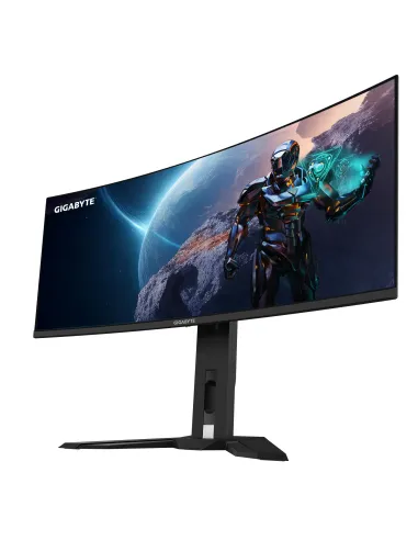 GIGABYTE Monitor de juegos curvo OLED WQHD MO34WQC de 34" - 3440 x 1440, 175Hz, 0.03ms, KVM, 250 cd m², FreeSync Premium Pro,