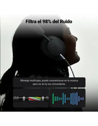 Ugreen 70509 cable de teléfono móvil Plata 1 m 3,5mm Lightning