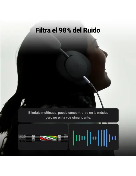 Ugreen 70509 cable de teléfono móvil Plata 1 m 3,5mm Lightning