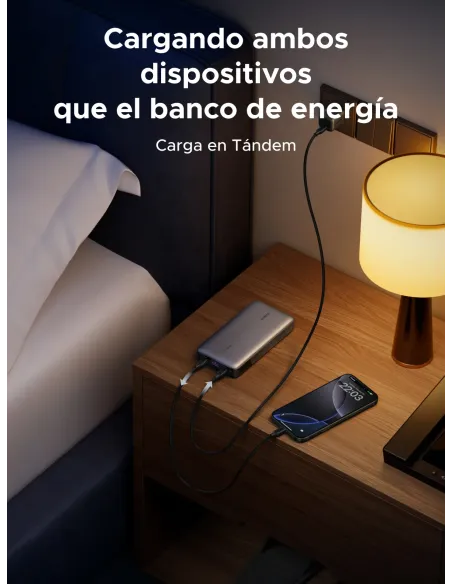 Ugreen 90597A batería externa 25000 mAh Gris