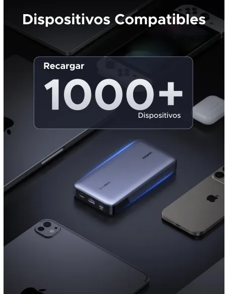 Ugreen 90597A batería externa 25000 mAh Gris