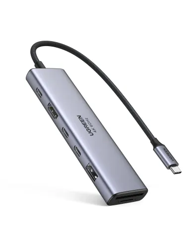 Ugreen REVODOK 7-IN-1 4K@60HZ HDMI DOCK Acoplamiento Base Gris