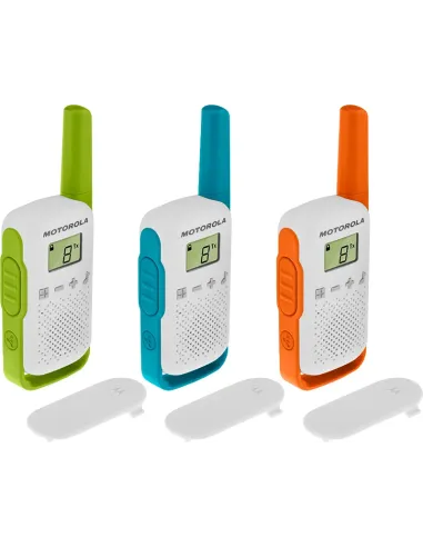 Motorola T42 two-way radios 16 canales Azul, Verde, Naranja, Blanco