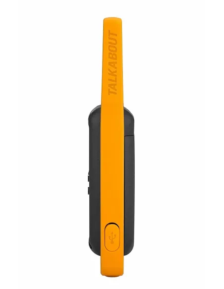 Motorola T82 Extreme Twin Pack two-way radios 16 canales Negro, Naranja