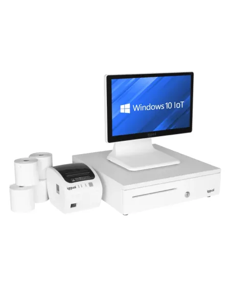 iggual IGG320174pack N100 3,4 GHz 39,6 cm (15.6") 1920 x 1080 Pixeles Pantalla táctil Blanco