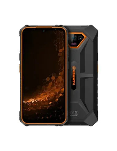 Telefono movil smartphone rugerizado hammer iron v 6gb + 6gb + 64gb naranja