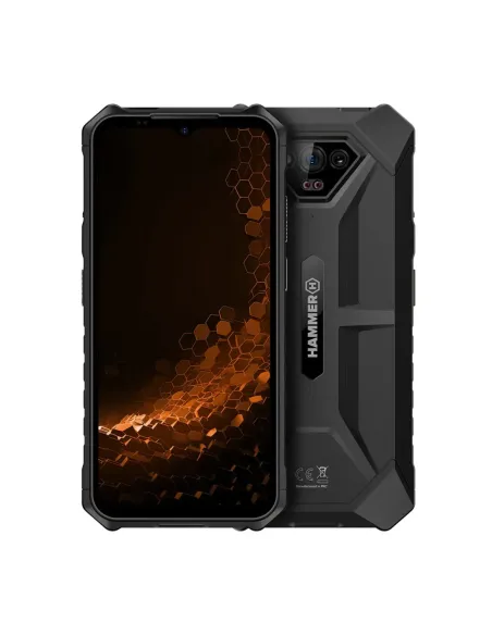 Telefono movil smartphone rugerizado hammer iron v 6gb + 6gb + 64gb negro