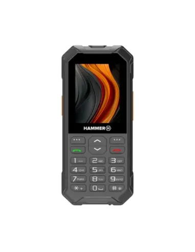 Telefono movil rugerizado hammer 6 2.4 pulgadas - 4g - negro