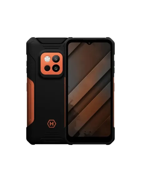 Telefono movil smartphone rugerizado hammer construction 2 5g thermal - 8gb - 256gb - 6.58 pulgadas - naranja