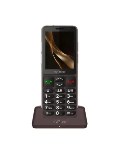 Telefono movil myphone bueno 2.8 pulgadas -  2mpx -  4g -  marron