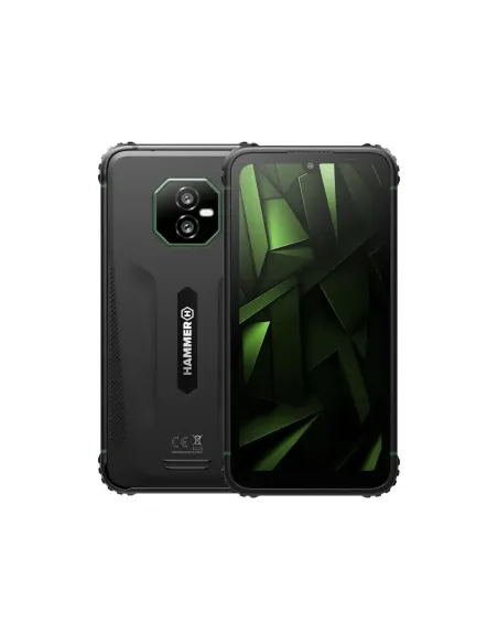 Telefono movil smartphone rugerizado hammer ranger 4g - 8gb -  256gb -  6 pulgadas -  negro - verde