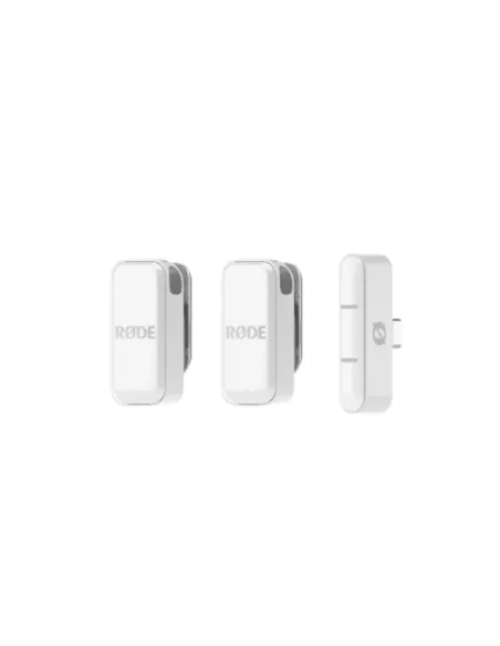 Microfono inalambrico rode micro c blanco
