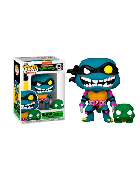 Funko pop tortugas ninja mutantes slash & pre - mutante buddy 78048