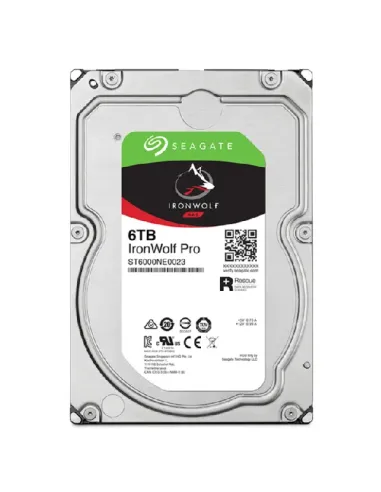 Seagate IronWolf Pro ST6000NT001 disco duro interno 6 TB 7200 RPM 256 MB 3.5"