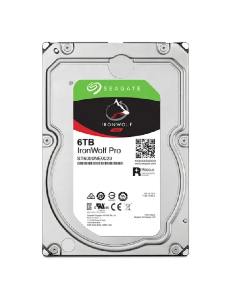 Seagate IronWolf Pro ST6000NT001 disco duro interno 6 TB 7200 RPM 256 MB 3.5"