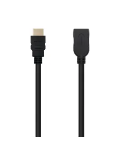 Nanocable Cable HDM 2.0 Prolongador A M-A H, Negro, 2 m 2