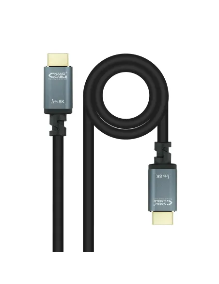 Nanocable Cable HDMI 2.1 IRIS 8K A M-A M, Negro, 3 Metros