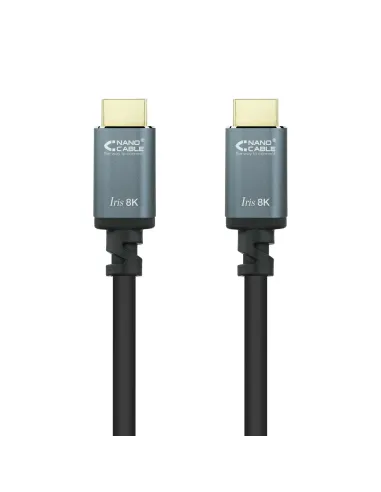 Nanocable Cable HDMI 2.1 IRIS 8K A M-A M, Negro, 3 Metros
