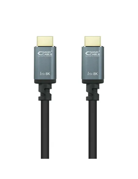 Nanocable Cable HDMI 2.1 IRIS 8K A M-A M, Negro, 3 Metros